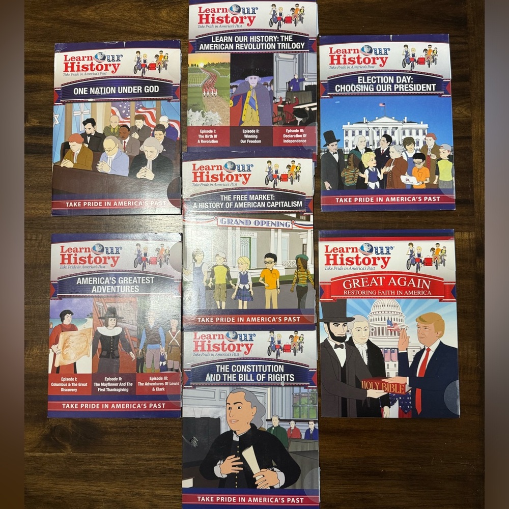 Learn Our History DVD lot 7: Take pride in America’s past